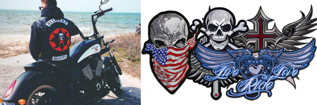 custom  Biker Patches