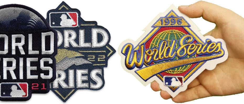 MLB logo patches